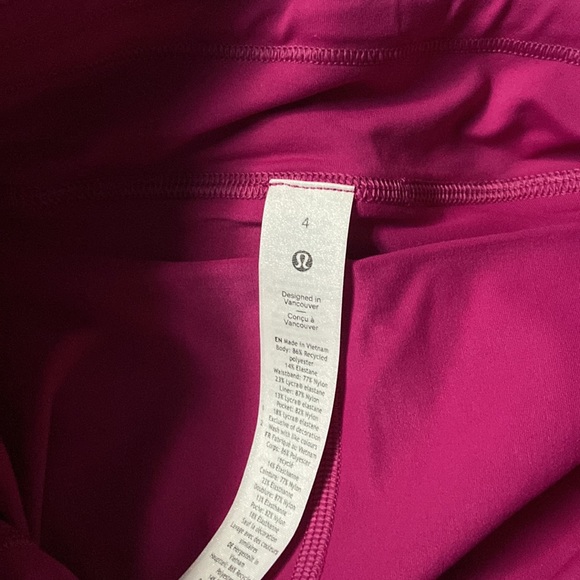 LULULEMON PACE RIVAL MR SKIRT *LONG RIPENED RASPBERRY (RIPR) SZ 2 NWT - Picture 10 of 11